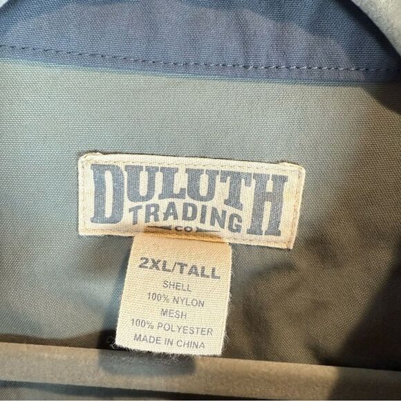 Duluth Men's Dry on the Fly Gray Green Vest Size 2XL Tall - Picture 15 of 16